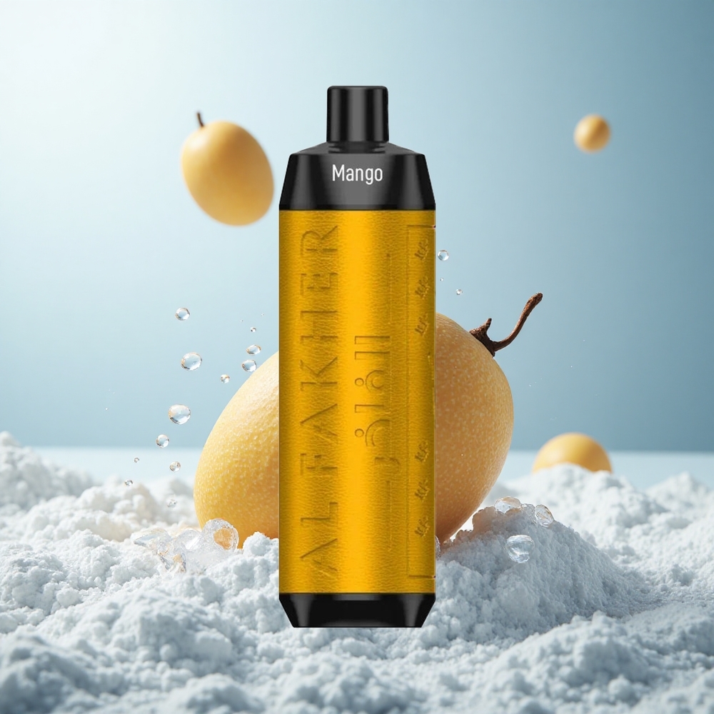 Al Fakher Crown Bar 8000 Crystal Mango-Eis mit 5mg Nikotin und Typ-C-Ladung Al Fakher Crown Bar 8000 Crystal Mango-Eis mit 5mg Nikotin und Typ-C-Ladung